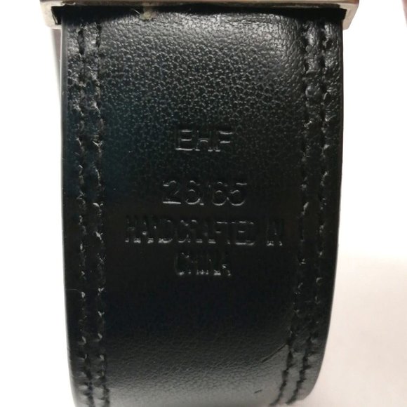 Nautica Womens Belt Brown Silver Buckle 1 Inch Wide Top Stitching 26‎ - Picture 5 of 6